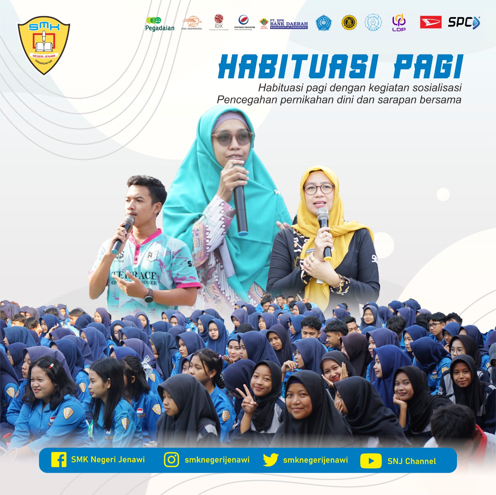HABITUASI GAYA HIDUP SEHAT SMKN JENAWI